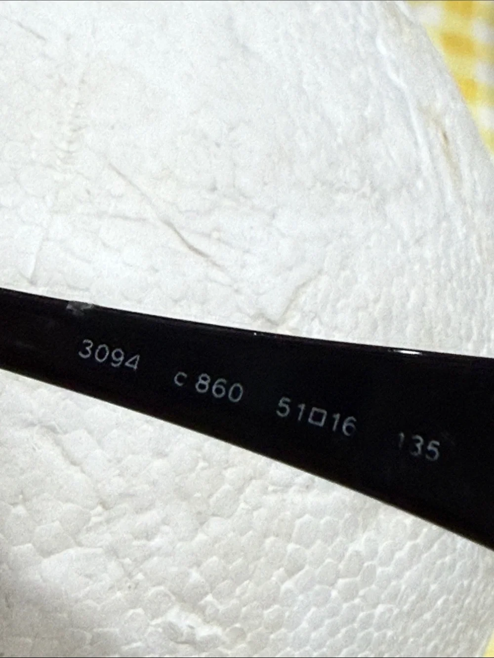 CHANEL Black Eyewear glasses 👓 CC Logo 3094 C 860 5-016 135 made in Italy
